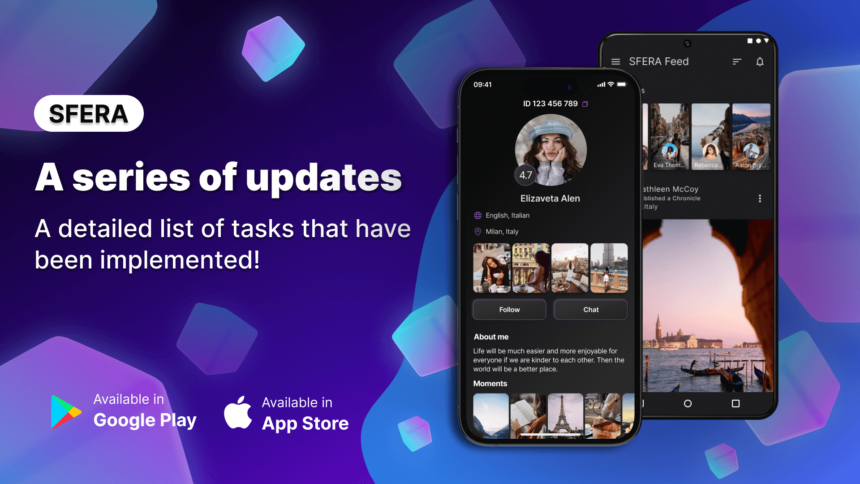New features and improvements to the app: overview of updates